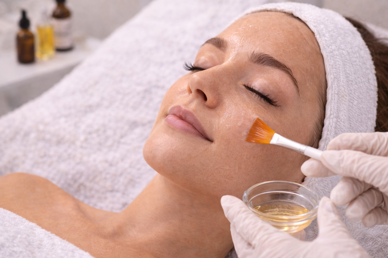 Light to moderate chemical peel